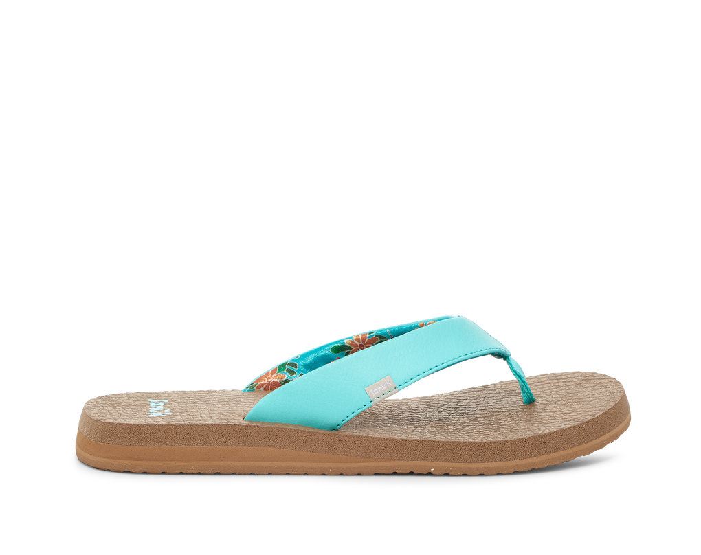 Yoga Mat Vintage Floral Women s Flip Flops Sandals Sanuk