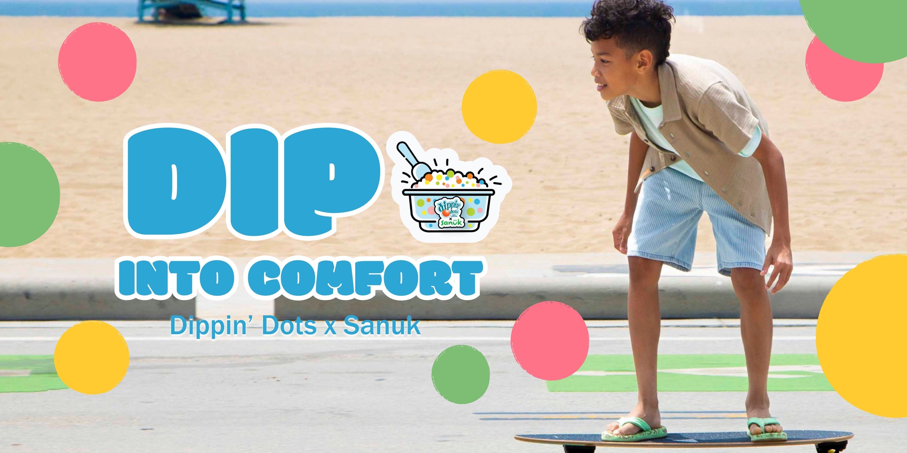 Dip Into Comfort: Bubblecush x Dippin' Dots
