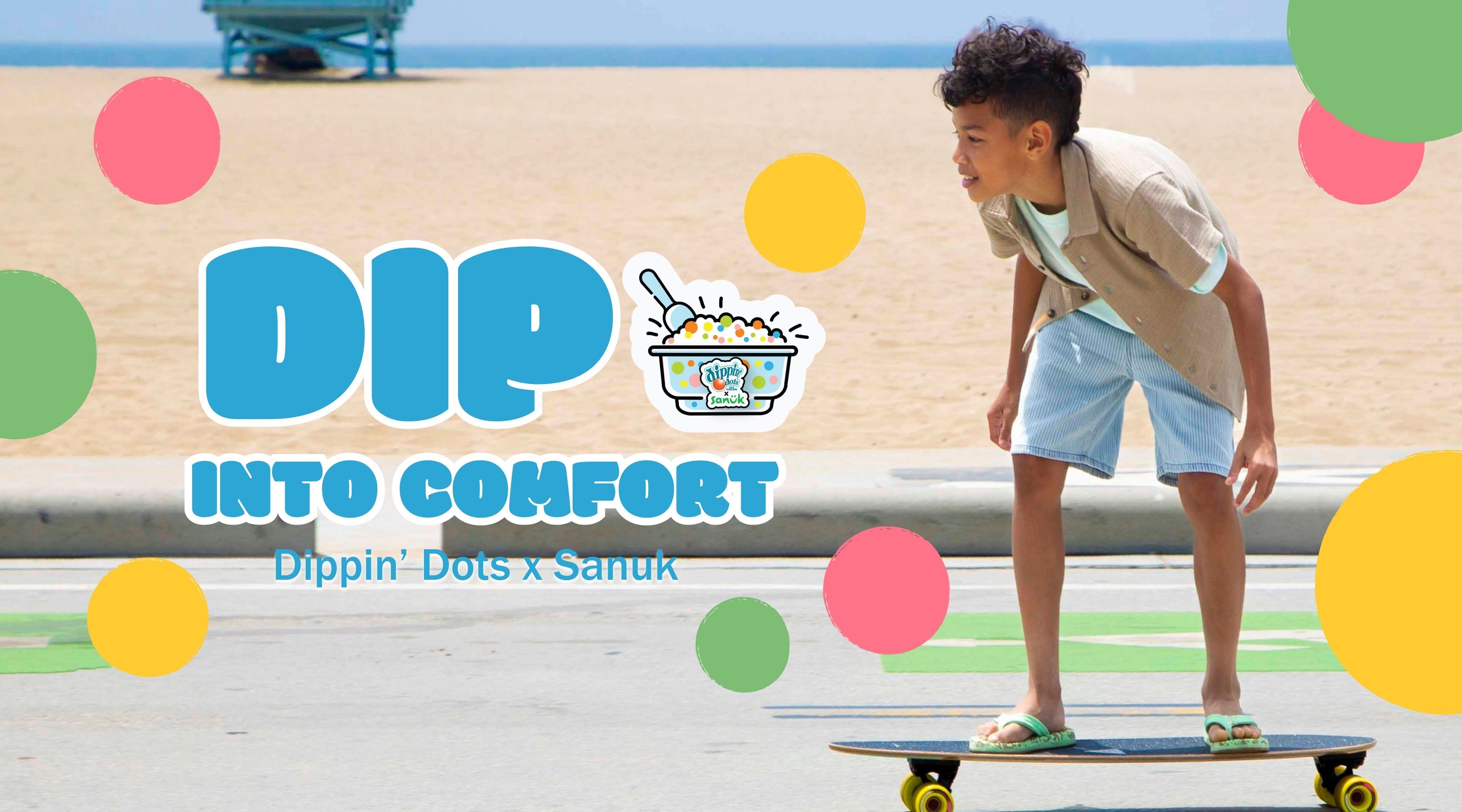 Dip Into Comfort: Bubblecush x Dippin' Dots