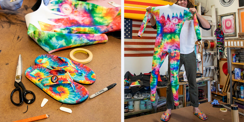 PSYCHEDELIC SHRED: Jonesea Celebrates the Grateful Dead™ with Custom Wetsuit – Sanuk®