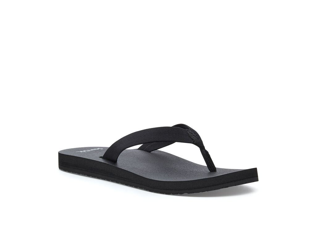 women's ashland st black flip flop