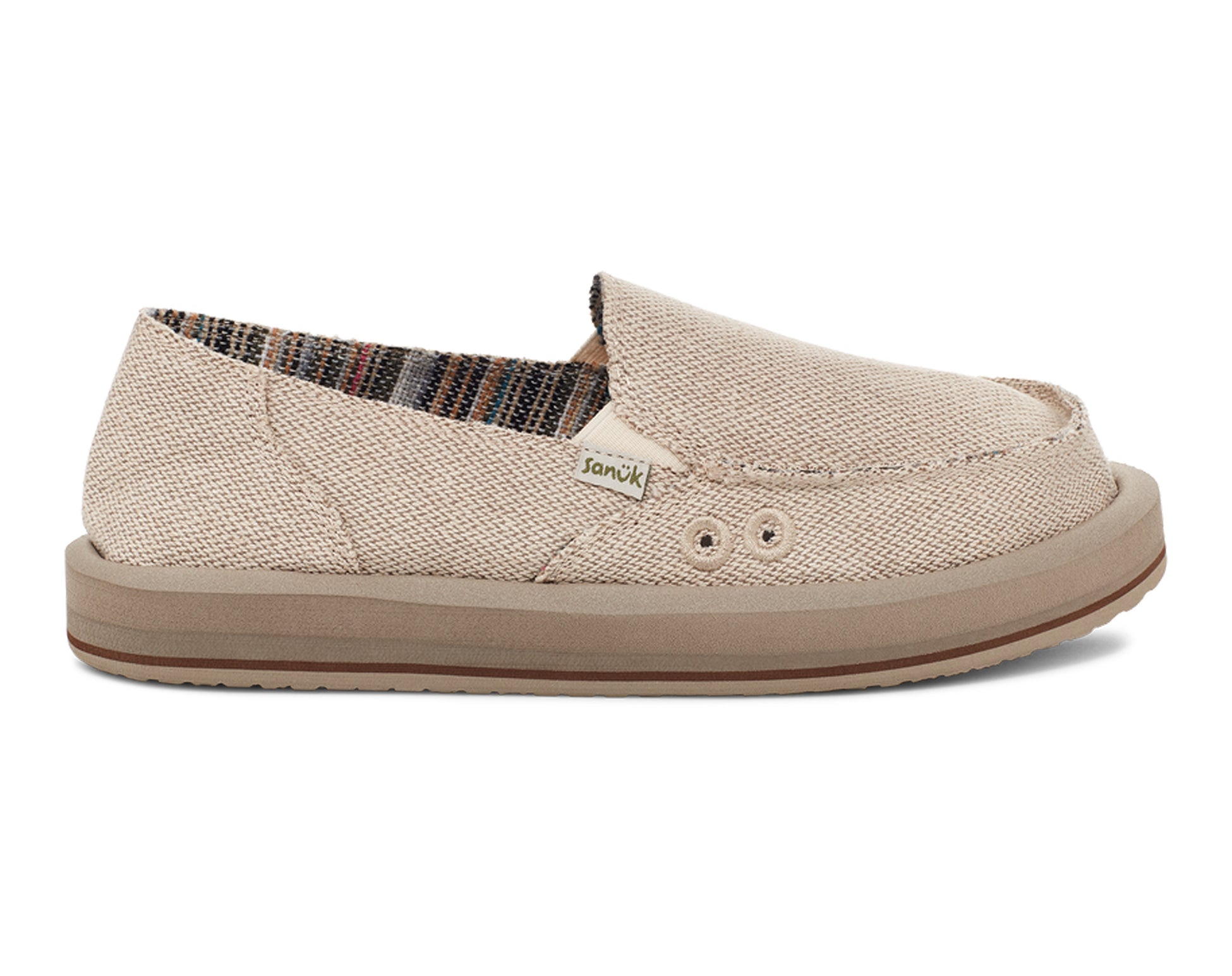 sanuk hemp loafers