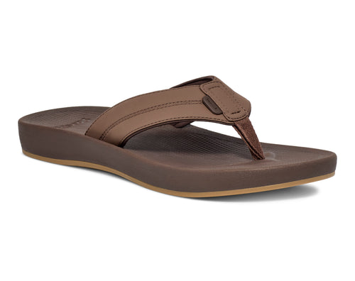NEW SANUK men\'s cosmic coast donavon sandal in tan brown Cosmic Coast - Men – Sanuk main image 2