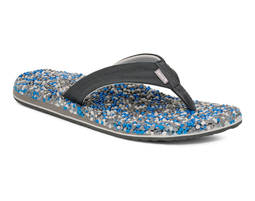 NEW SANUK men\'s bubblecush flip flop in red grey blue Bubblecush | Men main image 2