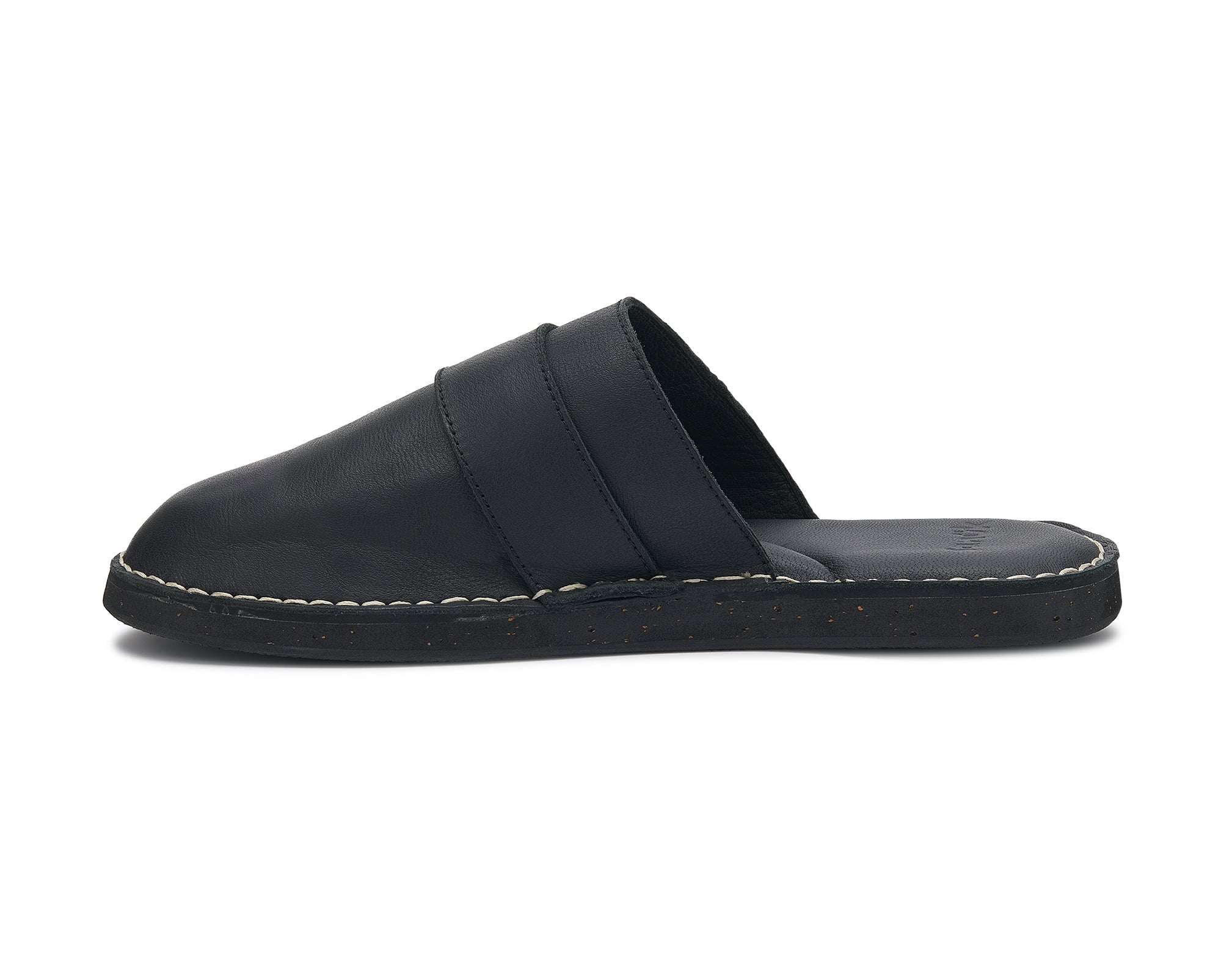 (black leather)