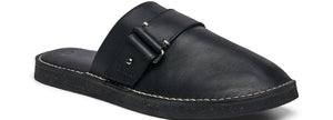 (black leather)