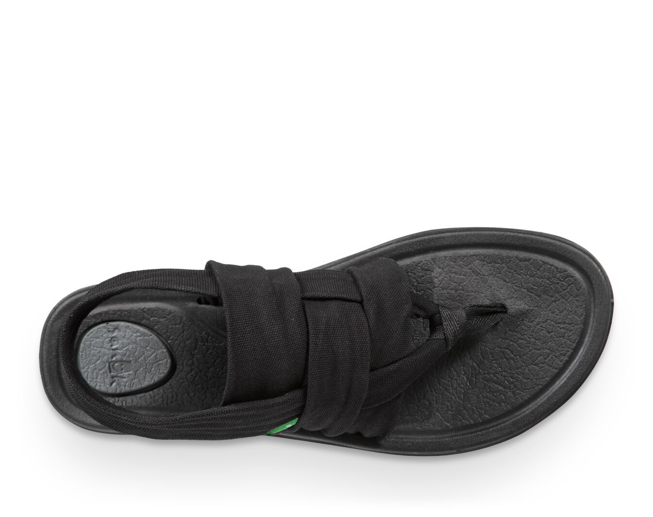 Sanuk Women's Yoga Sling 3 Black Sandals Yoga Mat 1099405 Size 5