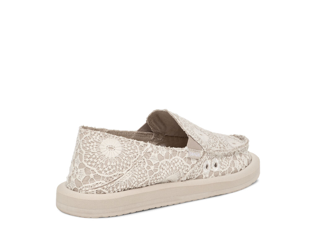 Sanuk Donna Crochet, White/Oatmeal 1, 8 : : Clothing, Shoes &  Accessories