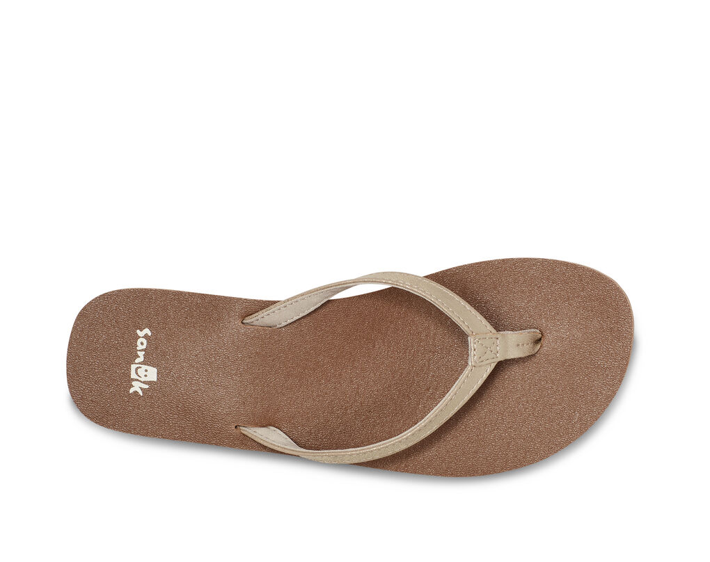 New Sanuk Yoga Spree Comfy Flip Flops Sandals Women's Size 11