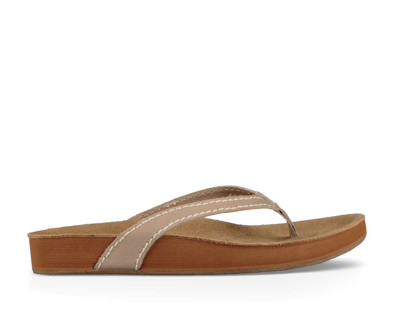 sanuk leather flip flops womens