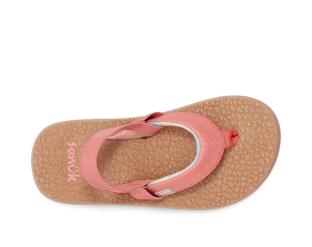 Sanuk Women's Pink Yoga Sling 2 Yoga Mat Sandals Size 7