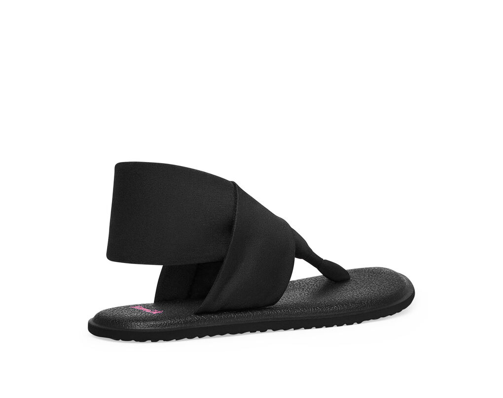 Black Sanuk yoga sling sandals  Sandals, Sanuk yoga sling, Shop