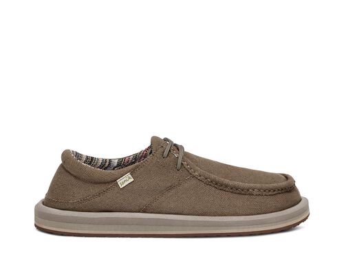 Sanuk Mens Shaka Lite 2 Shoes in Brown – Island Trends