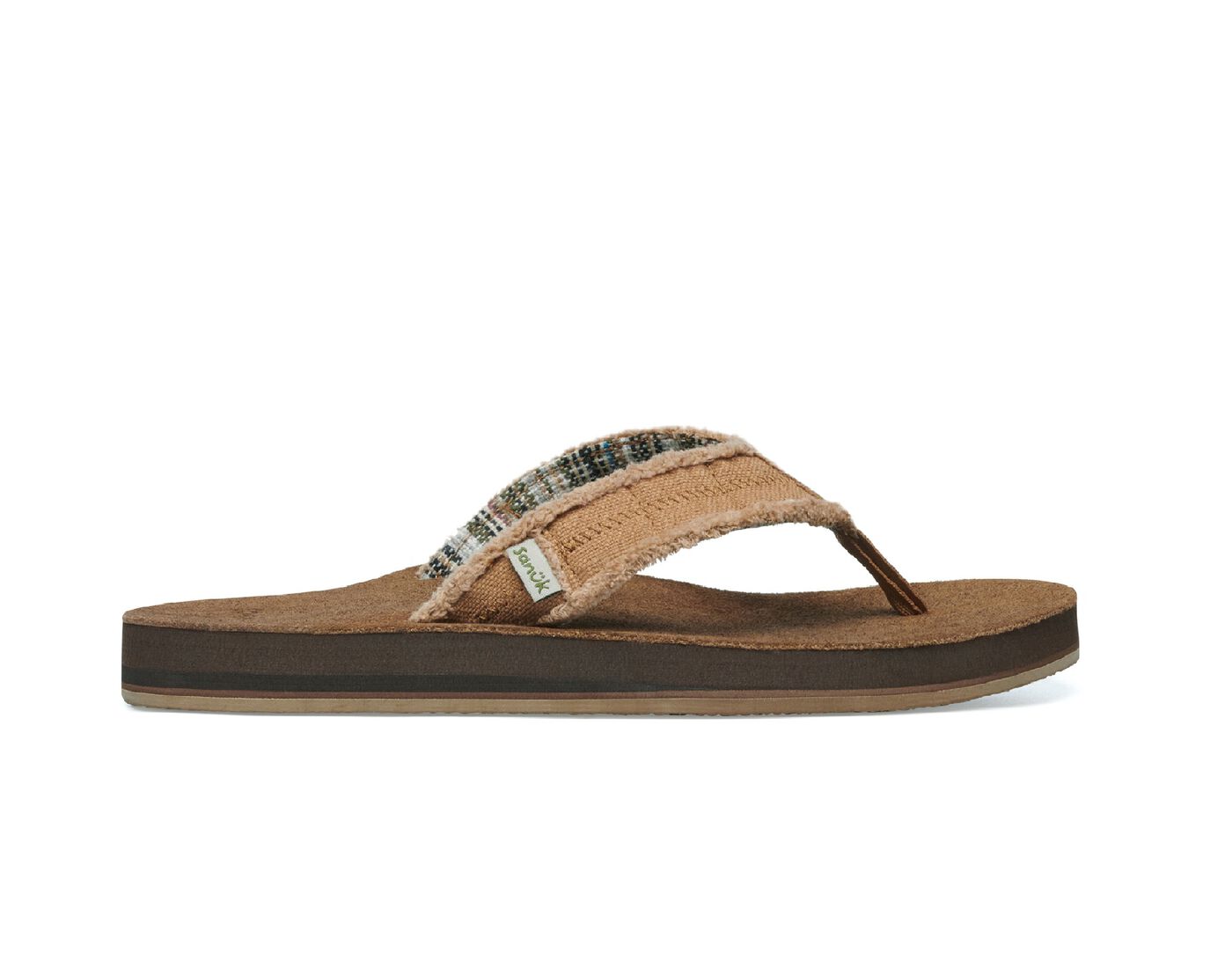 Sanuk Solid Brown Sandals Size 7 - 56% off