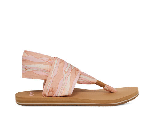 Sanuk Yoga Sling 2 Grateful Dead Flip Flop Sandals Women's Size 8 Tie Dye  NWT