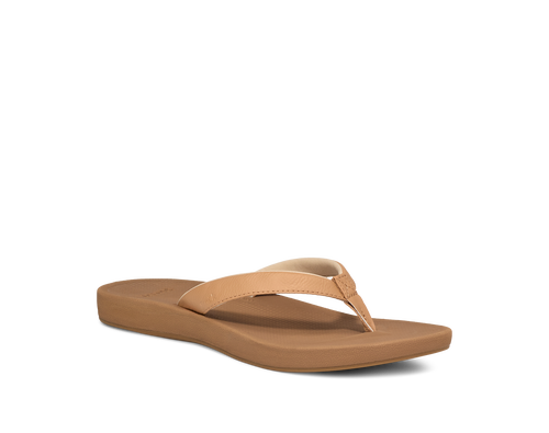 Sanuk Flip Flops Mens Brown Textured Woven Comfort Sandal Slipper Natural  Yogi 3