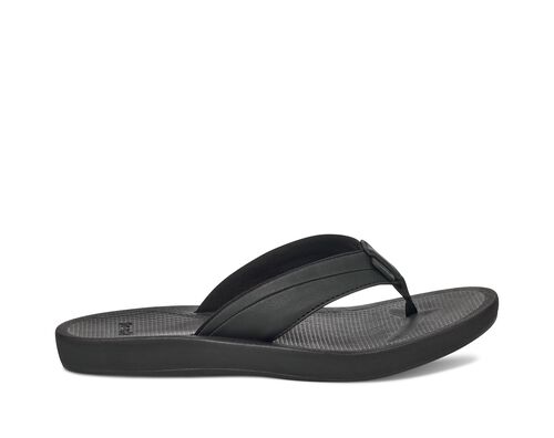 Itsun Flip Flops for Womens Sandals, Flip Flops for Women Yoga Mat  Comfortable Beach Thong Sandals Black