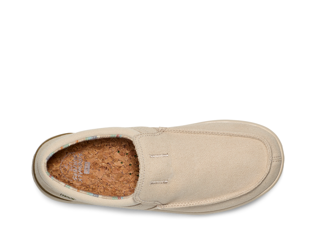 Sanuk Shaka Lite 2 SL Cream Natural Men's Casual Slip On Loafers 1152135 