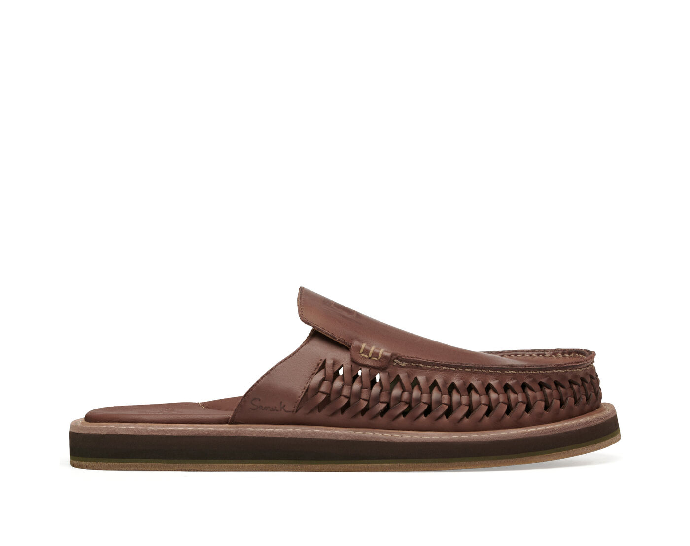 Sanuk Men's Hullsome Leather Flip-Flop Sandals - Macy's