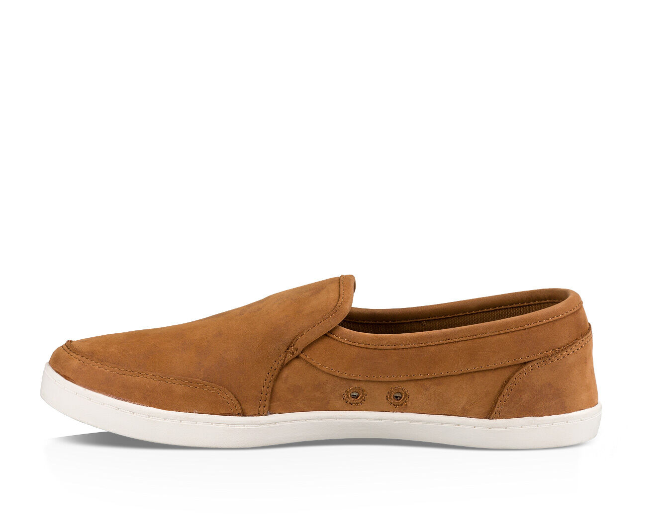Pair O Dice Leather Slip-on Sneakers 
