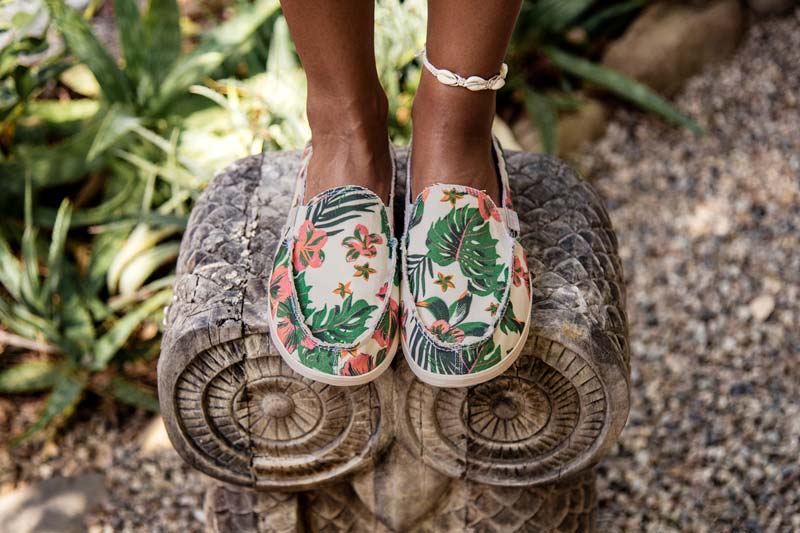 Sanuk Size Womens 10 Donna Tropical Slip On Shoes