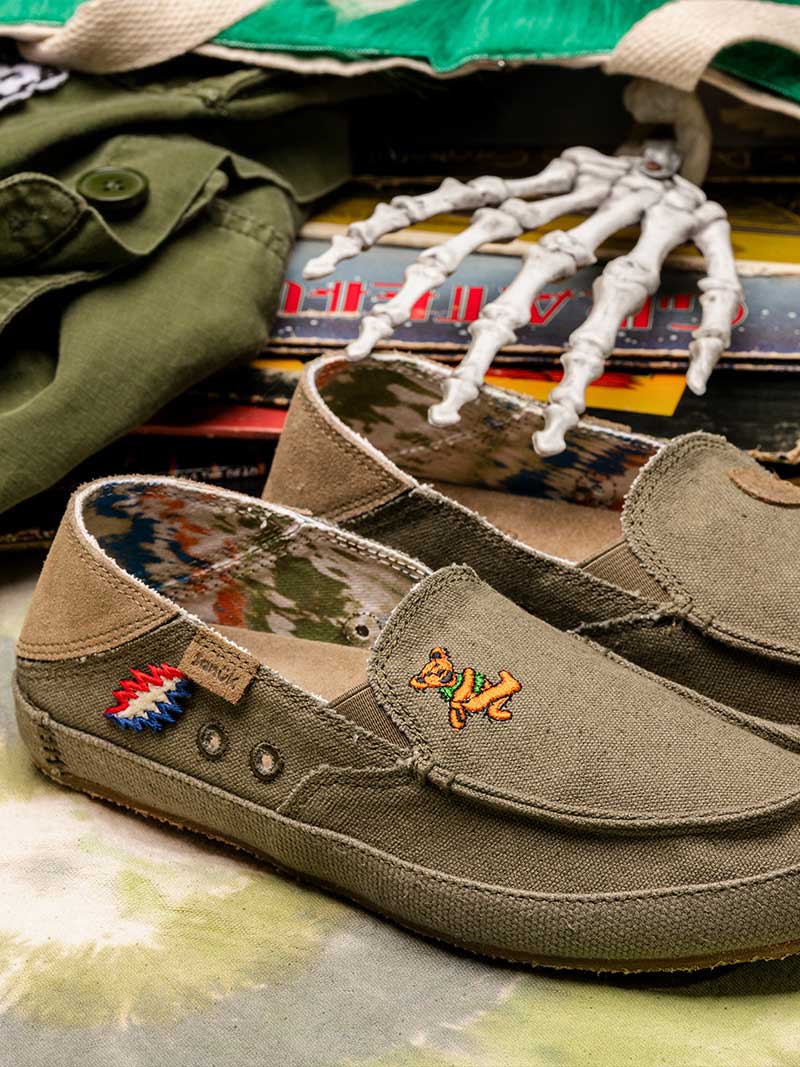 Grateful Dead & Sanuk team up for new summer shoe collection - X101 Always  Classic