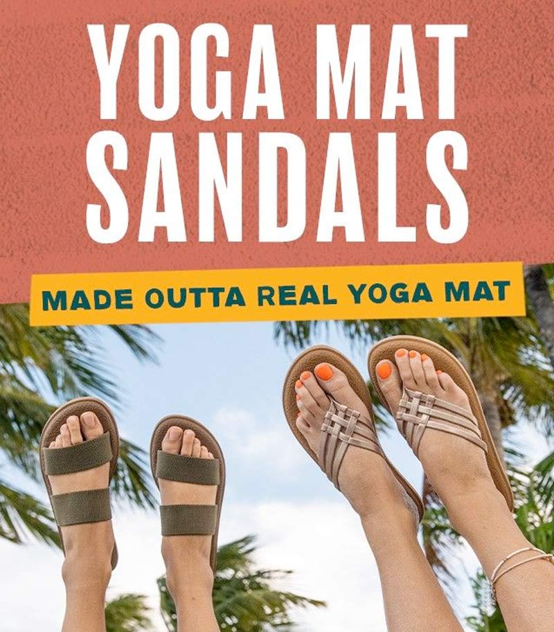 yoga mat sandals sanuk